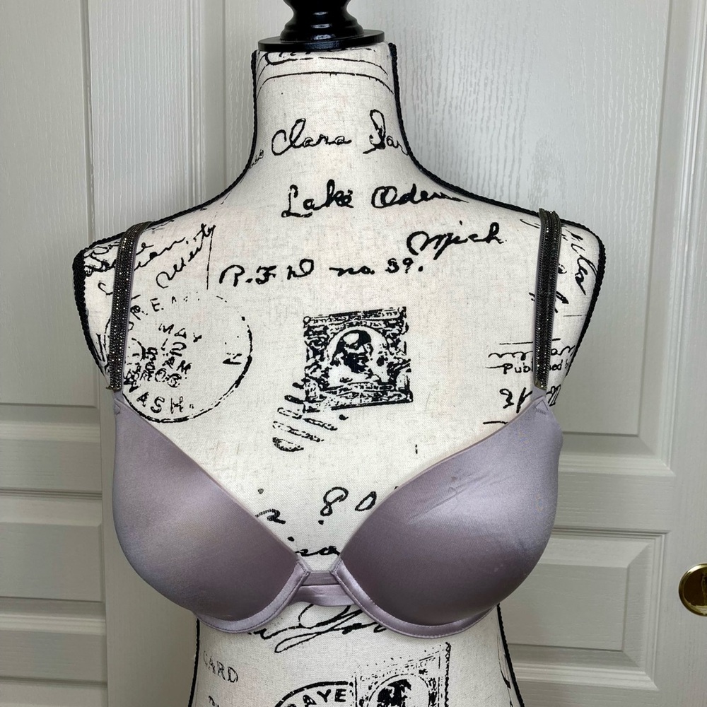 Elegant Silver Victoria’s Secret Bra